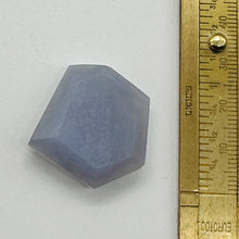 Load image into Gallery viewer, Chalcedony Druzy 56ct Designer Cut Pendant Bead | 25x25x10mm | Blue | 1 Bead |

