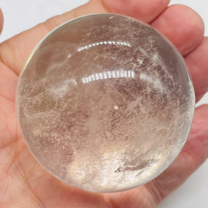 Quartz 305g (10.5oz) Sphere | 62mm (2.4") | Clear | 1 Display Specimen |