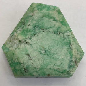 Chrysoprase 21g Freeform Pendant Bead | 35x39x10mm | Green | 1 Pendant Bead |