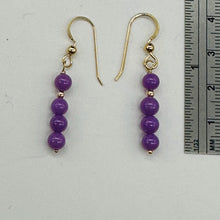 Load image into Gallery viewer, Phosphosiderite Dangle 14K Gold Filled Earrings | 1 1/2&quot; long | Lavender |
