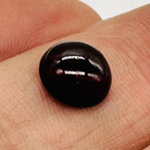 Load image into Gallery viewer, One Vibrant Garnet Cabochon 8x4mm Deep 003900
