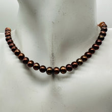 Load image into Gallery viewer, Chocolate Cocoa Smooth Round Fresh Water Pearls Strand | 6mm | 72 Pearls |
