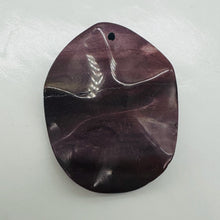 Load image into Gallery viewer, Mookaite Large Oval Pendant Bead | Maroon, Pink | 50x40x6mm |
