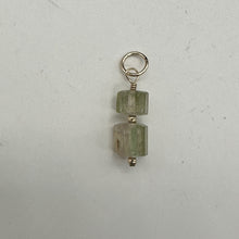 Load image into Gallery viewer, Natural Watermelon Tourmaline 14K Gold Filled Pendant | Green, Clear, Pale Pink|
