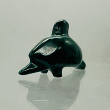 Load image into Gallery viewer, Dolphin 57g Gemstone Carved Malachite Dolphin | 1 Specimen| | 71x39x20mm | Green
