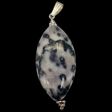 Load image into Gallery viewer, White and Blake Spotted Mookaite Sterling Silver Pendant! | 2 1/4&quot; Long |
