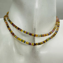 Load image into Gallery viewer, Natural Multihue AAA Sapphire 43cts Bead Strand | 2.5x1.25 to 2.25x1mm | 350bds|
