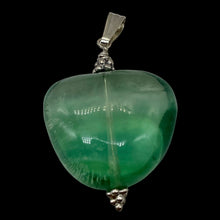 Load image into Gallery viewer, Fluorite Sterling Silver Pendant | 1 1/2&quot; Long | Blue Green | 1 Pendant |
