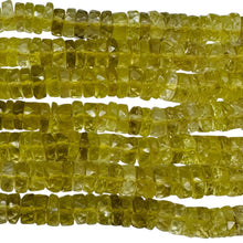 Load image into Gallery viewer, Citrine from Brazil Faceted Rondelle 8* Strand | 6x2mm | Yellow | 85 Beads |
