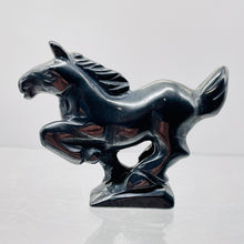 Load image into Gallery viewer, Hand-Carved Galloping Horse | 1 5/8&quot; Tall | Black | 1 Pony |
