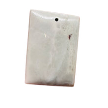 Load image into Gallery viewer, Crazy Lace Agate Designer Rectangular Pendant Bead | 40x30x5mm | Lavender Gray |

