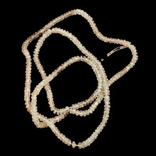 Load image into Gallery viewer, 40cts of Faceted White Sapphire 16 inches Bead Strand | 2.75x2-2x1mm | 103294
