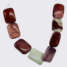 Load image into Gallery viewer, Exotic Imperial Jasper 25x18x5mm Bead 8 inch Strand 10272HS
