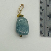 Load image into Gallery viewer, Aquamarine 14K Gold Filled Drop Pendant | 1 1/2&quot; Long | Aqua | 1 Pendant |
