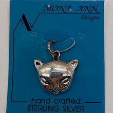 Load image into Gallery viewer, Kitty Cat Sterling Silver Charm | 3/4&quot; Long | Silver | 1 Pendant |
