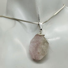 Load image into Gallery viewer, Kunzite Faceted 26x19x10mm Sterling Silver Pendant | 1 1/ 2&quot; Long | Pink |
