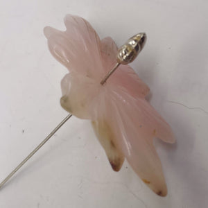 Peruvian Opal 42cts Flower | 25x52x17 | Pink | 1 Pendant Bead