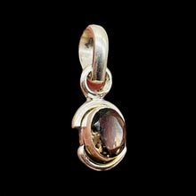 Load image into Gallery viewer, Smoky Quartz Sterling Silver Oval Pendant | 3/4&quot; Long | Smoky | 1 Pendant |
