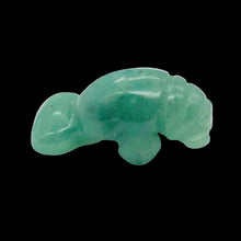 Load image into Gallery viewer, Grace! Aventurine Carved Manatee Figurine | 27x11x12mm | Green
