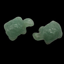 Load image into Gallery viewer, Charming 2 Carved Aventurine Turtle Beads
