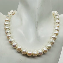 Load image into Gallery viewer, Heavenly Cream White Fresh Water Pearl Strand | 9.5 to 10mm | 42 Pearls |
