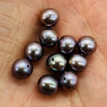 Load image into Gallery viewer, Spectacular Natural Forget-Me-Not Hued Freshwater Pearls | 7mm | 10 Pearls |

