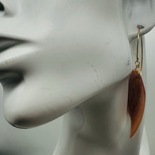 Load image into Gallery viewer, Designer Pink Mussel Shell 14K Gold Filled Earrings | 2 1/2&quot; Long |
