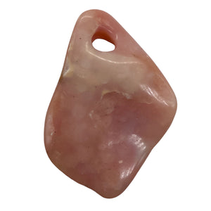 100 Carats Perfect Shape Designer Pink Peruvian Opal Pendant Bead 9867ZD