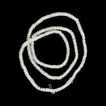 Load image into Gallery viewer, 40cts of Faceted White Sapphire 16 inches Bead Strand | 2.75x2-2x1mm | 103294

