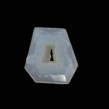 Load image into Gallery viewer, Chalcedony Druzy 27ct Designer Cut Pendant Bead| 22x21x8mm| Blue|1 Pendant Bead|

