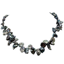 Load image into Gallery viewer, Design Platinum Rosepetal Keishi FW Pearl Strand 109050C
