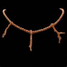 Load image into Gallery viewer, AAA Natural Salmon Branch Coral &amp; Sterling Silver 18 inch Necklace 202600
