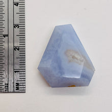 Load image into Gallery viewer, Druzy Blue Chalcedony Designer Pendant Bead | 37cts | 26x22x9mm |

