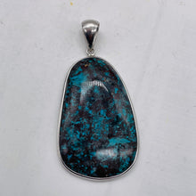 Load image into Gallery viewer, Chrysocolla Sterling Silver Oval Pendant | 3 1/2&quot; Long | Blue | 1 Pendant |
