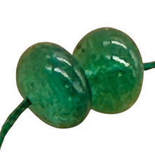 Load image into Gallery viewer, Emerald AAA Gemstone Rondelle Beads | 4x3mm | Green | 2 Beads |
