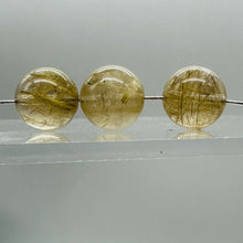 Load image into Gallery viewer, Gem Quality Golden Rutilated Quartz Round Bead | 13mm | 1 Bead |

