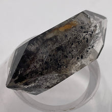 Load image into Gallery viewer, Quartz Shaman Double Terminated 22cts Cut | 27x12mm| Clear with Inclusions |
