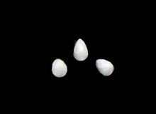 Load image into Gallery viewer, Simply Elegant Natural White Agate Briolette 12x8mm Bead Strand 108985
