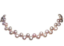Load image into Gallery viewer, Top Drilled Button 7-7.25x4mm Lavender Pink FW Pearl 8&quot; Strand 4761
