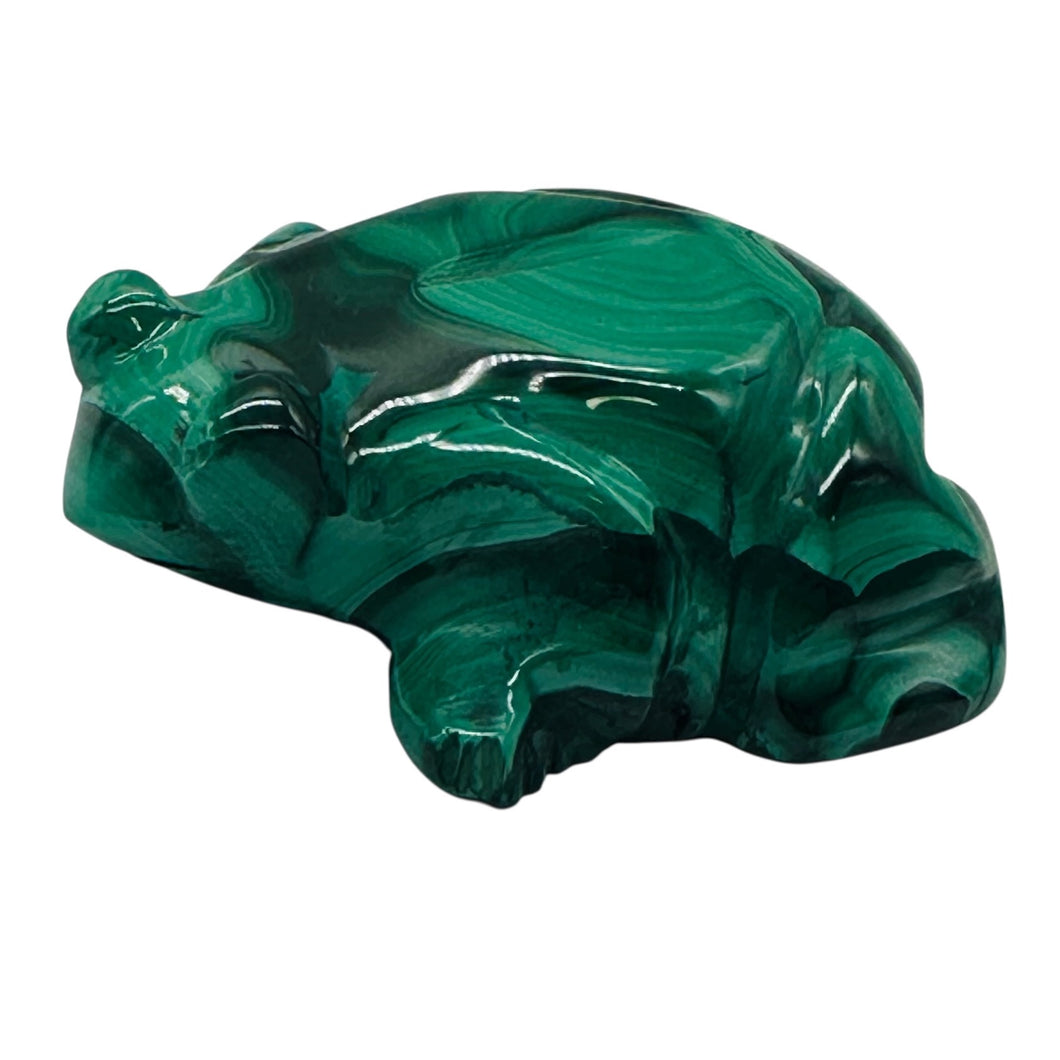 Malachite 65G Gemstone Carving Frog Figurine1 Specimen |