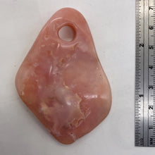 Load image into Gallery viewer, 100 Carats Perfect Shape Designer Pink Peruvian Opal Pendant Bead 9867ZD
