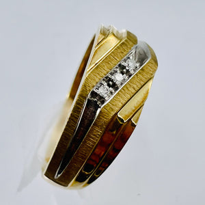 Diamond 10K Gold Men's Ring | Size 10.5 | Yellow Gold | 1 Ring |