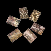Load image into Gallery viewer, Exotic Tiger Jasper 35x25x5mm Rectangular Pendant Bead 8" Strand | 6 Beads |
