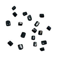 Load image into Gallery viewer, Natural Black Diamond 1.1cts Scissor Cut Cube Beads | 1x1mm to 2x1mm | 17 Beads|
