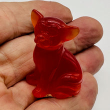 Load image into Gallery viewer, Cocker Spaniel Carved | 1 Figurine | | 40x28x19mm | Chatoyant Orange
