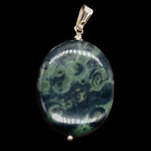Load image into Gallery viewer, Exotic Kambaba Jasper Oval Sterling Silver Pendant | 2 1/4&quot; Long | 1 Bead |

