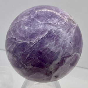 Lepidolite 183g Round Collector's Sphere | 1 9/10" | Purple White | 1 Sphere |