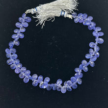 Load image into Gallery viewer, Tanzanite AAA Graduated Briolette Bead Strand | 8&quot; Long | Lavender | 75 Strand |
