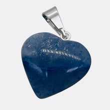 Load image into Gallery viewer, Aventurine Heart Pendant | 7/8&quot; Long | Blue | 1 Pendant |
