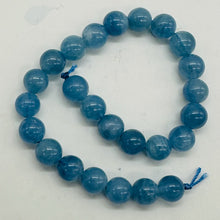 Load image into Gallery viewer, Aquamarine AAA Round 8mm Bead Half Strand | 8&quot; Long | Blue | 25 Beads |
